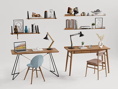 Nordic Desk Chair Children's Desk Chair 3d model