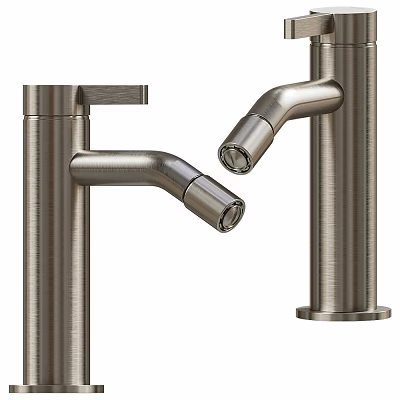 Modern Stainless Steel Faucet With Sleek Design And Polished Finish For Kitchen Use 3d model
