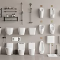 Modern White Toilets In Various Styles And Designs With Bathroom Accessories