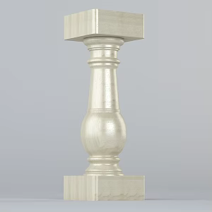 high precision roman column 3d model