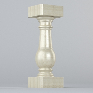 high precision roman column 3d model