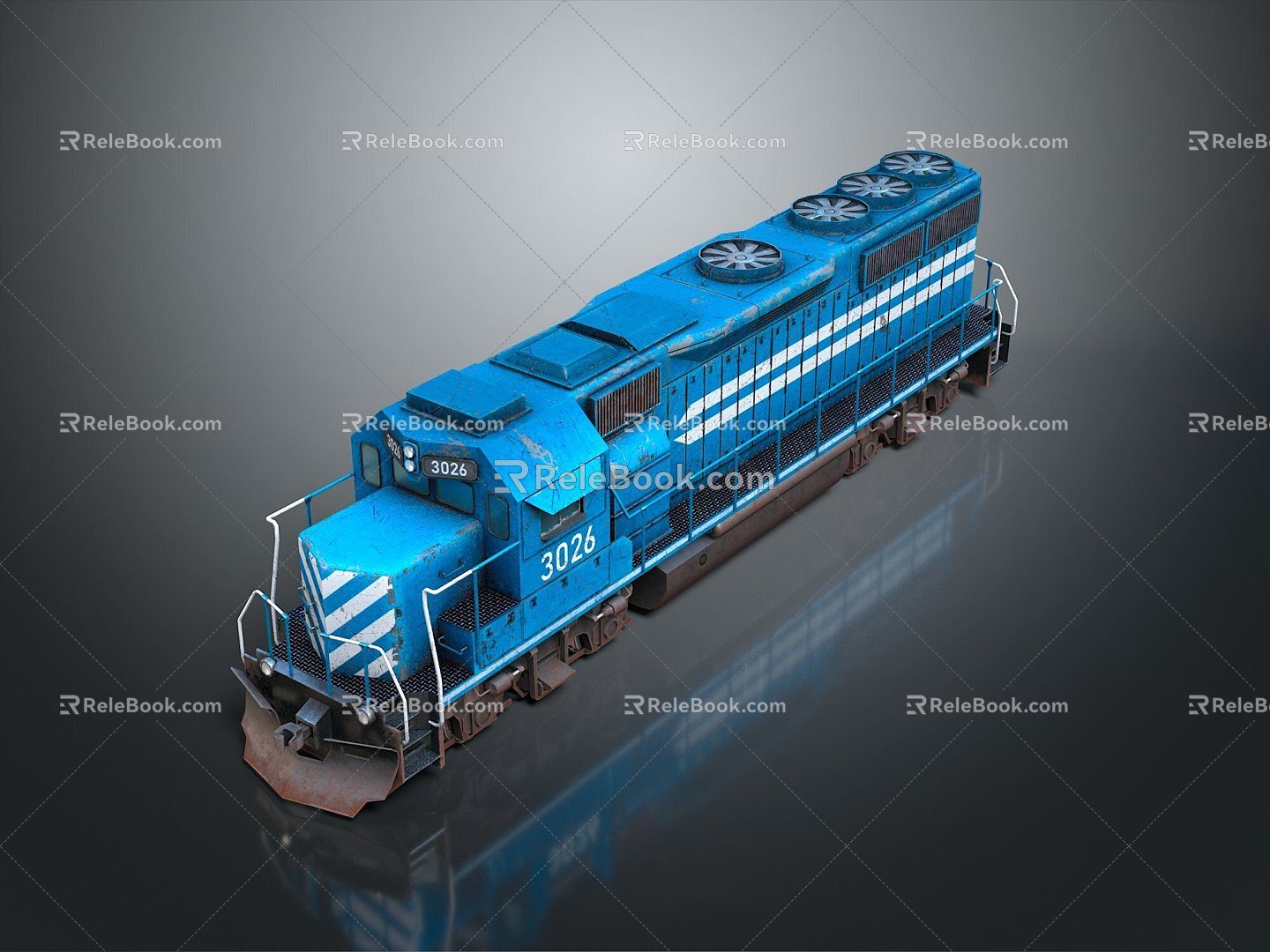 vintage train steam train train carriage locomotive head steam car carriage train modern vehicle 3d model