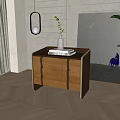 Bedside table 3d model