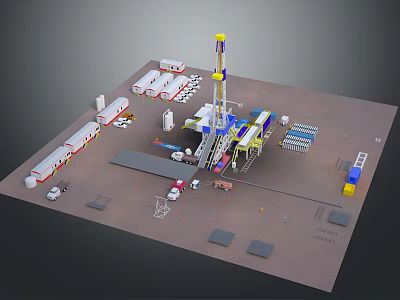 Modern Cartoon Scene Subway Station High-speed Railway Station Railway Station 3d model