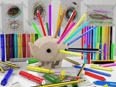 Pencil 3d model