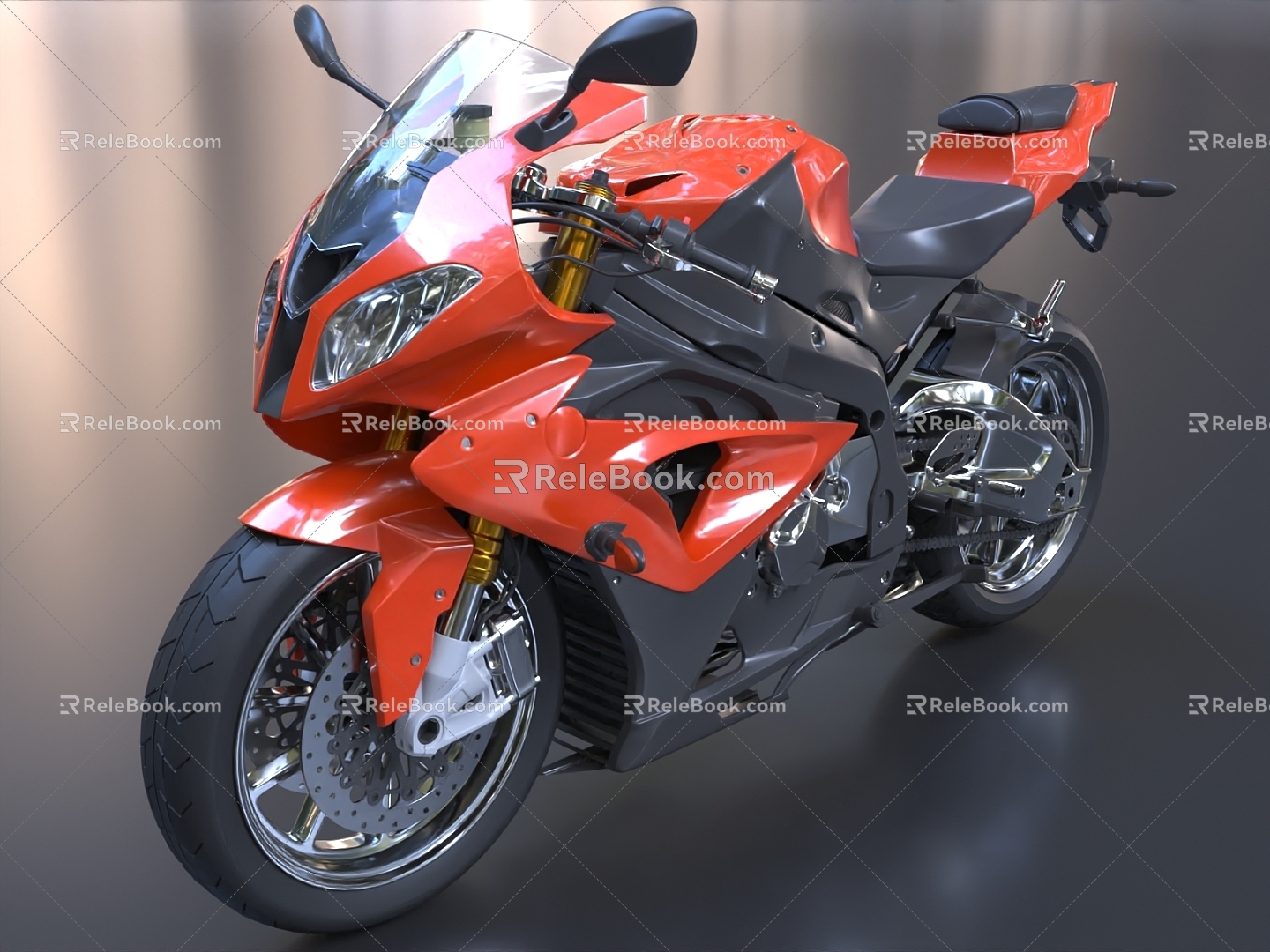 Motorcycle Sport Moto Racing Moto 3d model