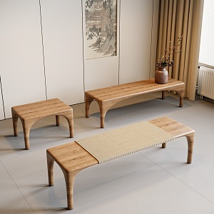 New Chinese Bench 3d model