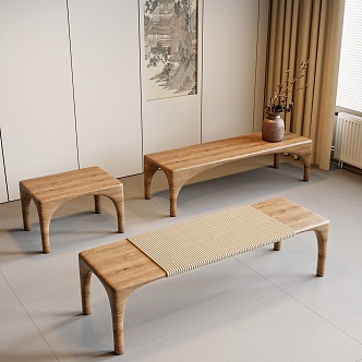 New Chinese Bench 3d model