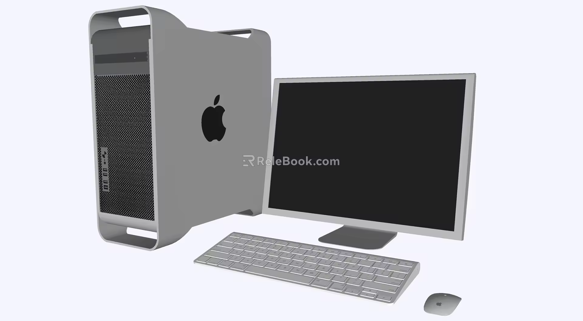 Apple Desktop 3d model