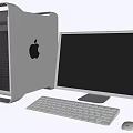 Apple Desktop 3d model