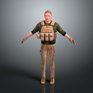 Special Forces Special Forces Special Army Special Warriors Rapid Reaction Force Soldiers Warriors 3d model