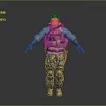 Tactical Military Figure Wearing Camouflage Pants Vest Helmet And Gloves