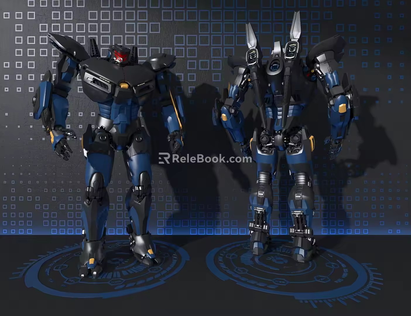 Robot mecha hand ornaments 3d model