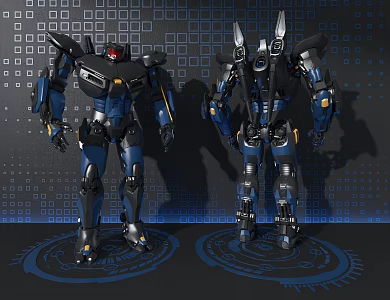 Robot mecha hand ornaments 3d model