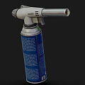 Industrial Butane Torch With Blue Gas Cylinder And Metal Ignition Nozzle