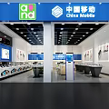 China Mobile Digital Store Interior With Mobile Phones Display Counters And Electronic Products