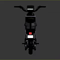 Electric Motorcycle Modern Sleek Design With Black Orange Gray Glossy Body Reflective Wheels Comfortable Seat