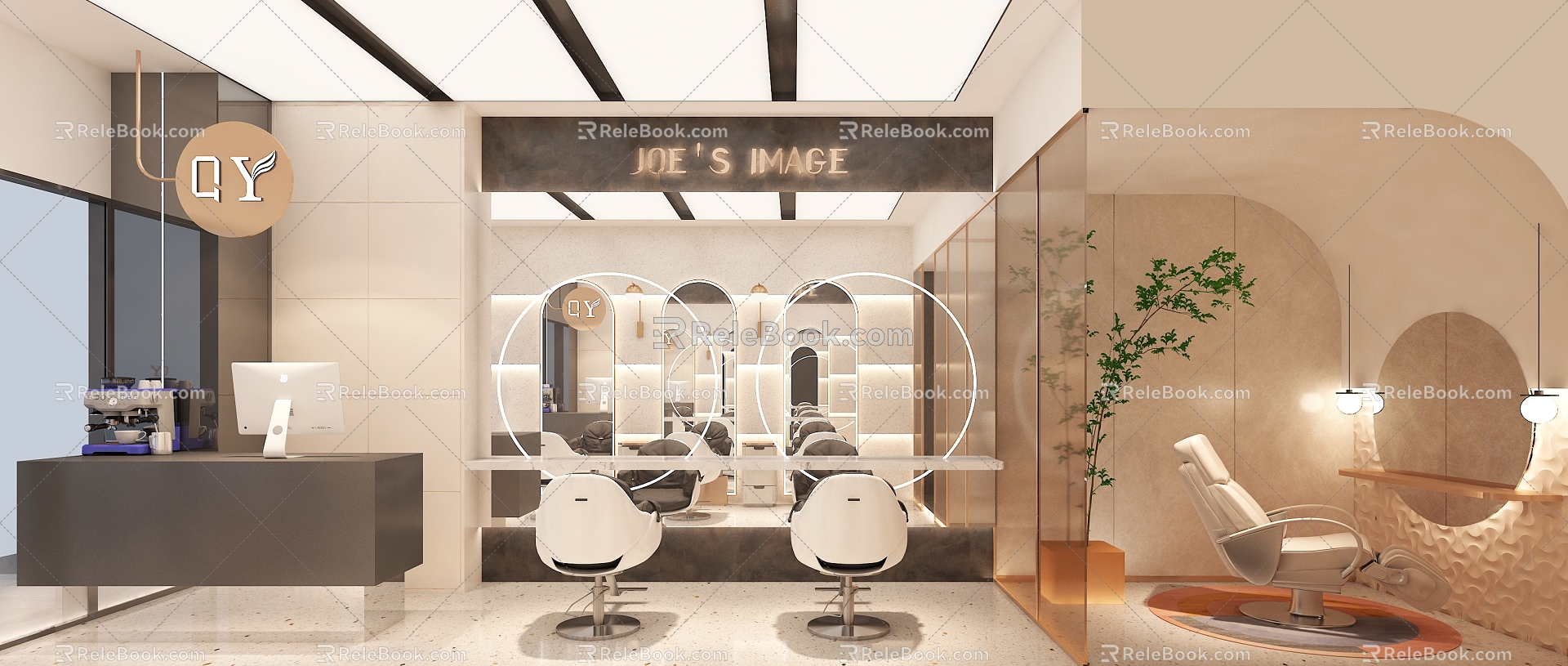 Beauty salon 3d model