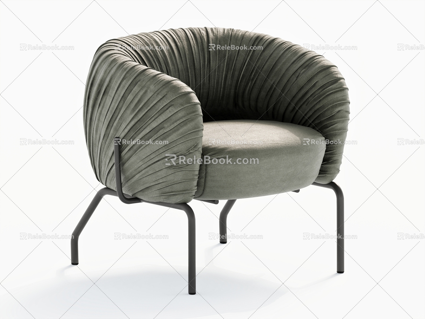 Single Sofa Single Sofa Leisure Chair 3d model