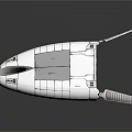 Modern Spaceship Spacecraft 3d model