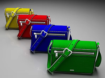 Dior Crossbody Bag Flip Bag Handbag Women's Bag Satchel Luxury Handbag 3d model