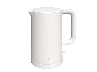 White Electric Kettle With Minimalist Design And Ergonomic Handle For Daily Home Use 3d model
