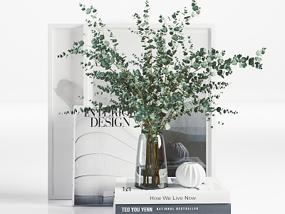 Modern vase ornaments model