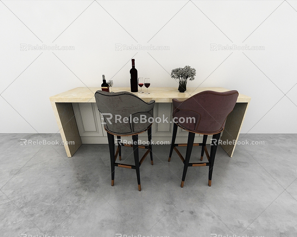 Bar 3d model