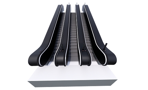 Modern Elevator Escalator Lift 3d model