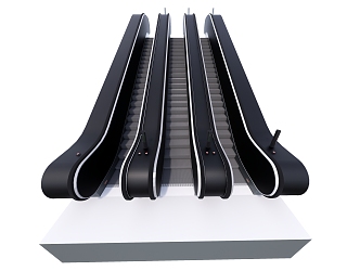 Modern Elevator Escalator Lift 3d model