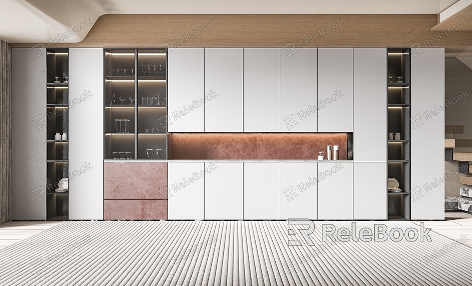 Modern Wine Cabinet model