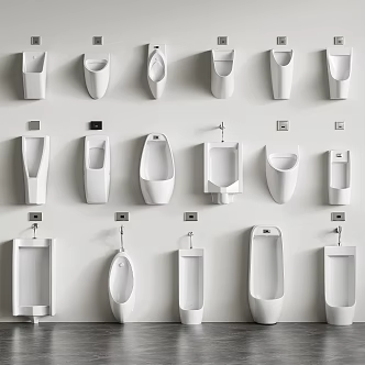 Modern Urinal 3d model