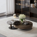 Modern Minotti coffee table 3d model