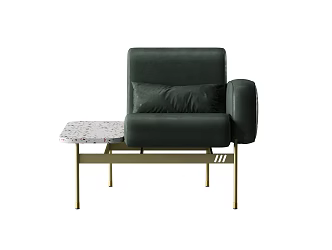 Modern Single Sofa Single Sofa Chair 3d model