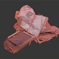 Pile of Waste Materials Including Cardboard Paper and Recyclable Items