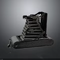 Vintage Folding Camera Electrical Appliance With Retro Design And Metal Structure 3d model