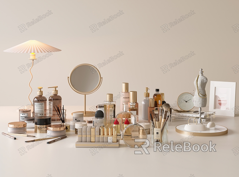 Modern cosmetic makeup mirror model