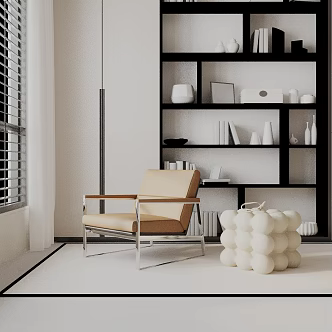 modern leisure chair 3d model