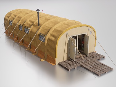 Tent workstation 3d model