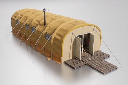 Tent workstation 3d model