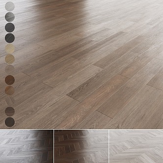 Modern Flooring Wood Flooring 3d model