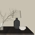 Quiet Table Lamp 3d model