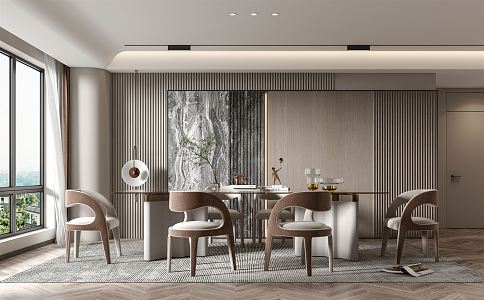 Modern Restaurant Home Restaurant 3d model