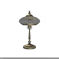 Elegant Classic Table Lamp With Transparent Shade 510mm Diameter 200mm Height 60W E27