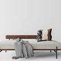 Modern Multiplayer Sofa Chaise Chaise 3d model