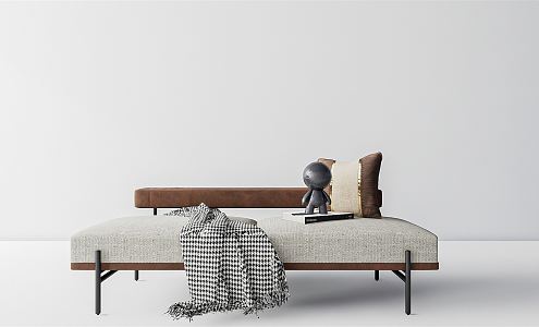 Modern Multiplayer Sofa Chaise 3d model