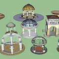 Jane Ou pavilion combination 3d model