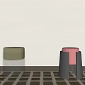 Modern Stool 3d model
