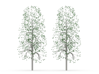 character arbor tree 3d model