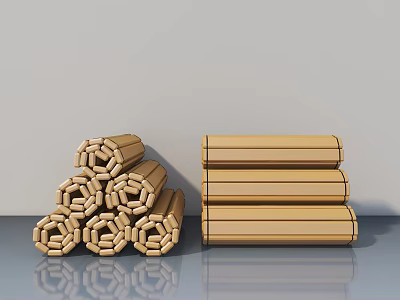 Modern Hinged Door With Wooden Panels And Sleek Design Features 3d model